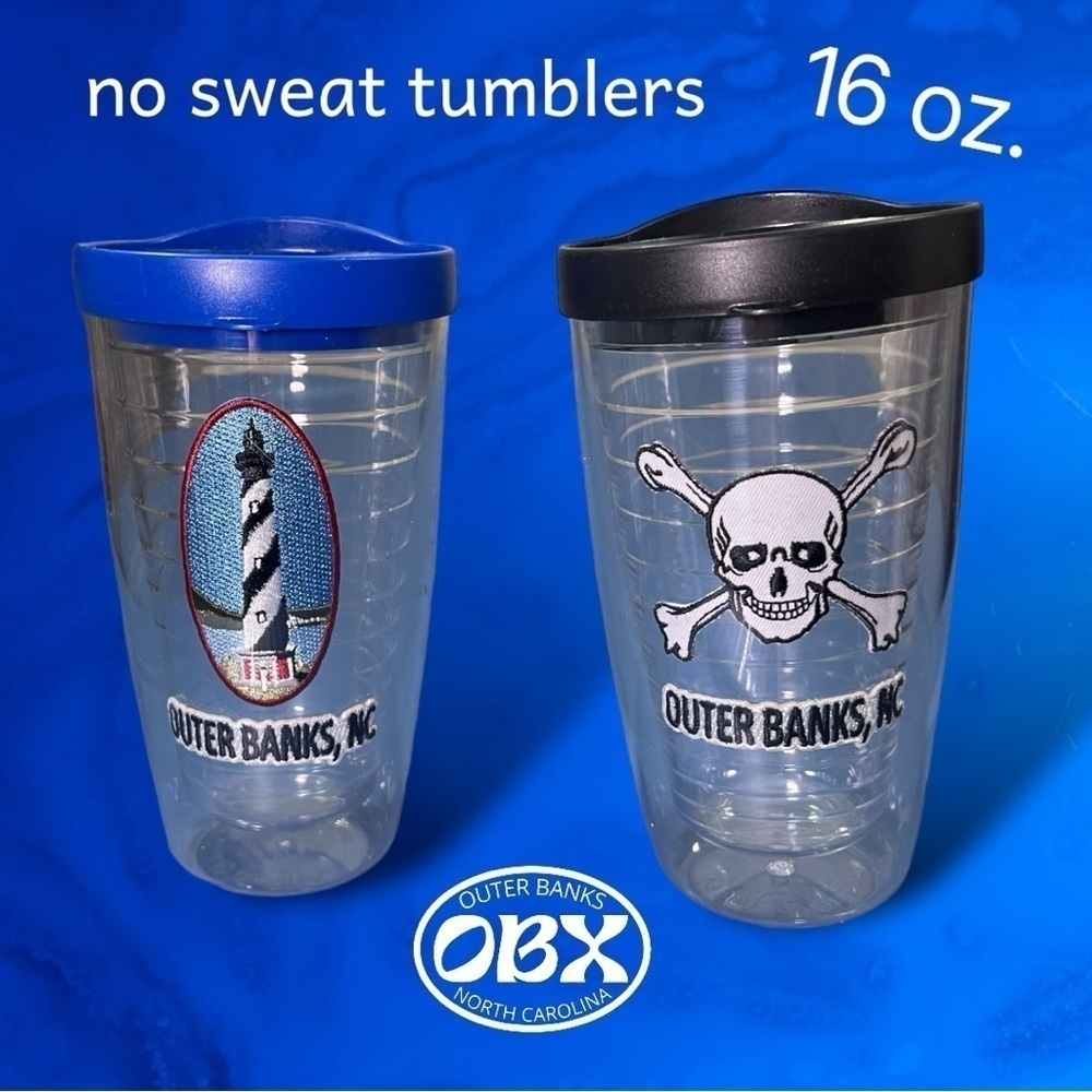 No Sweat OBX Outer Banks 16 oz. Tumblers Bundle